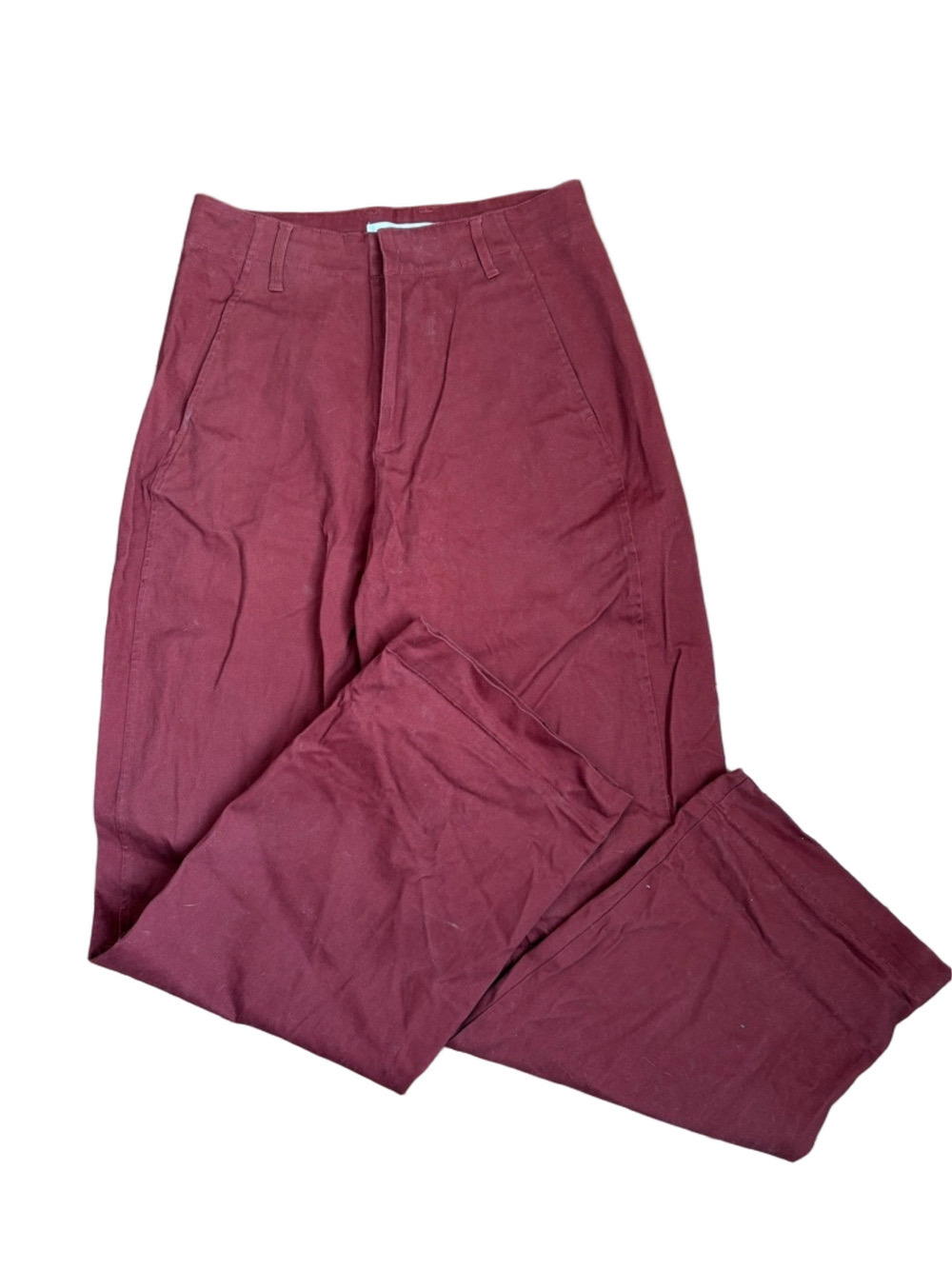 Women's Red Tailored Pants